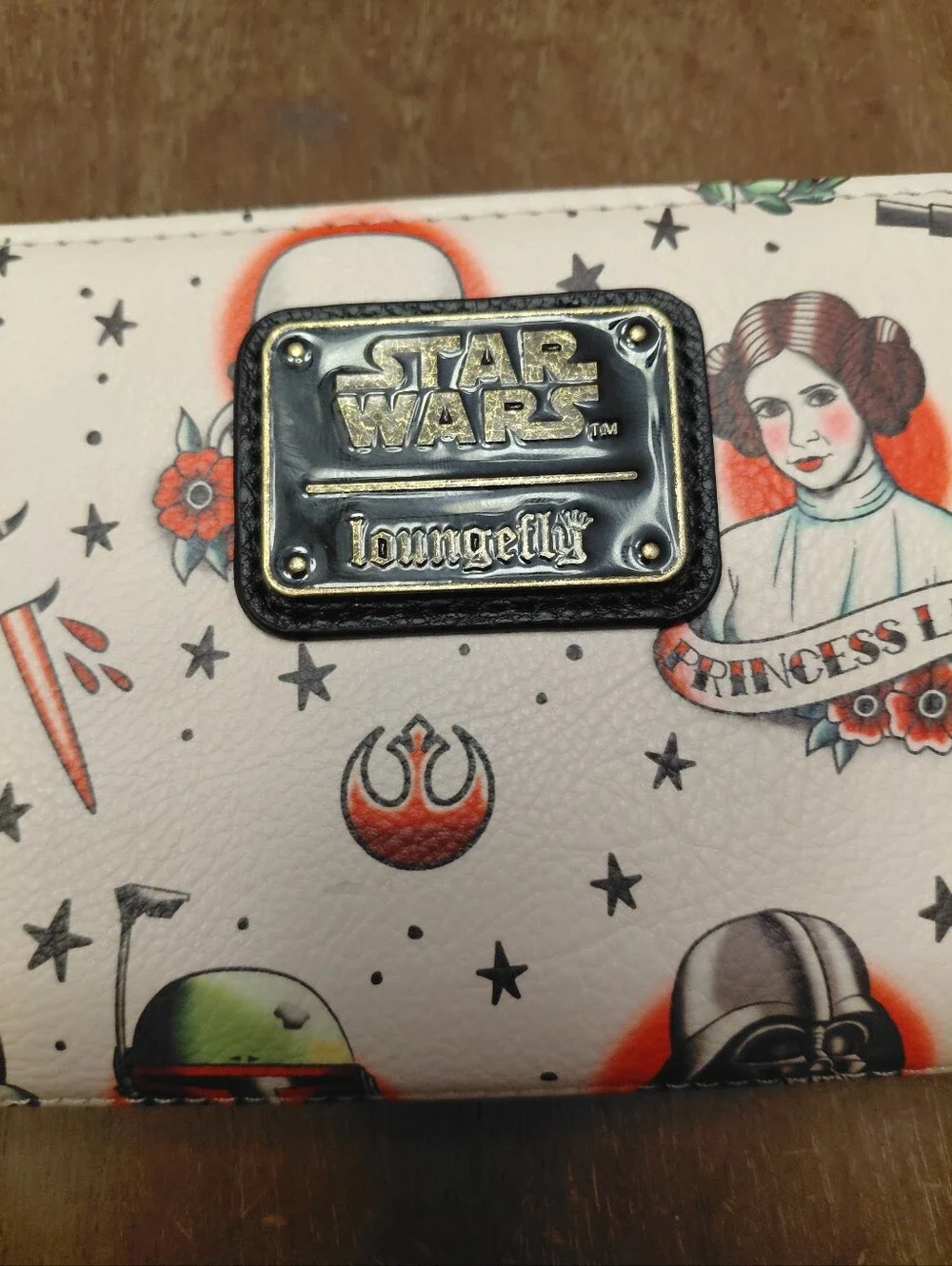 Loungefly Star Wars Tattoo Flash Wallet NWT Rare Hard to Find STWA0232